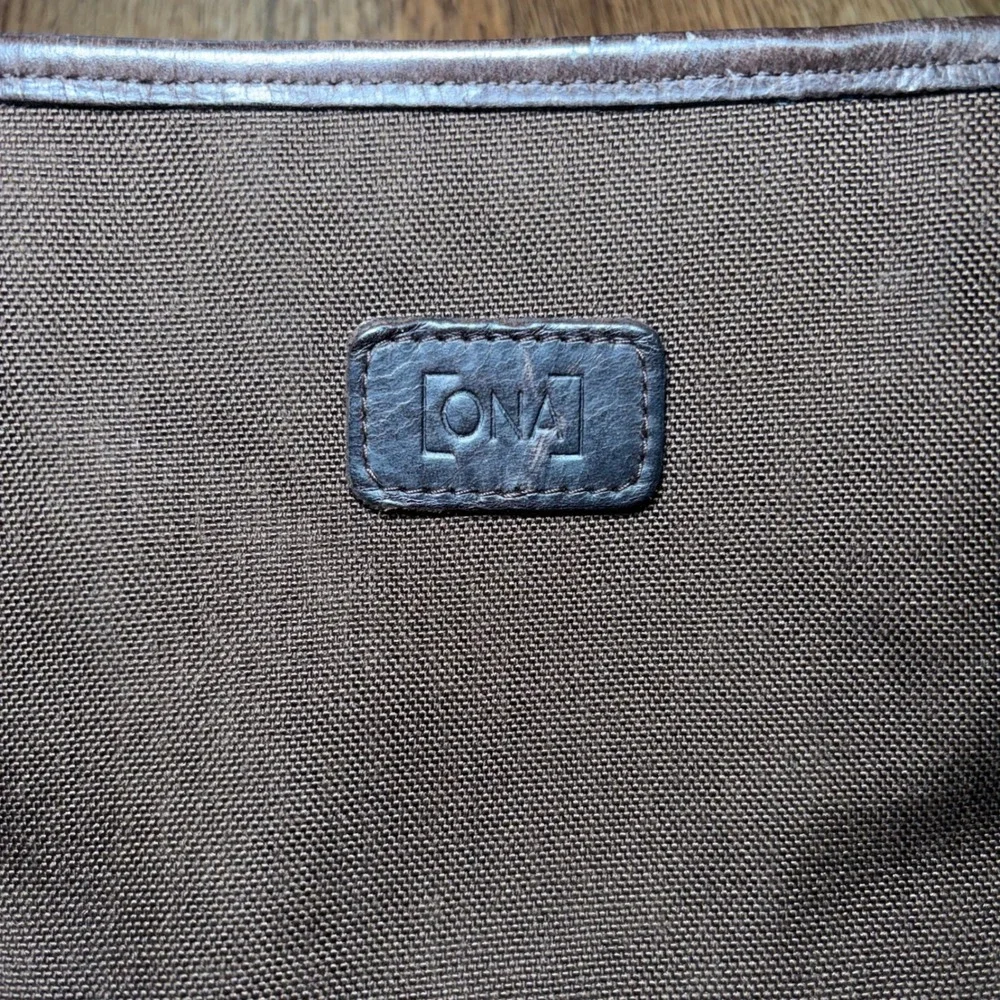 ONA The Brixton Messenger Bag Dark Brown Italian Leather Camera Laptop Satchel
